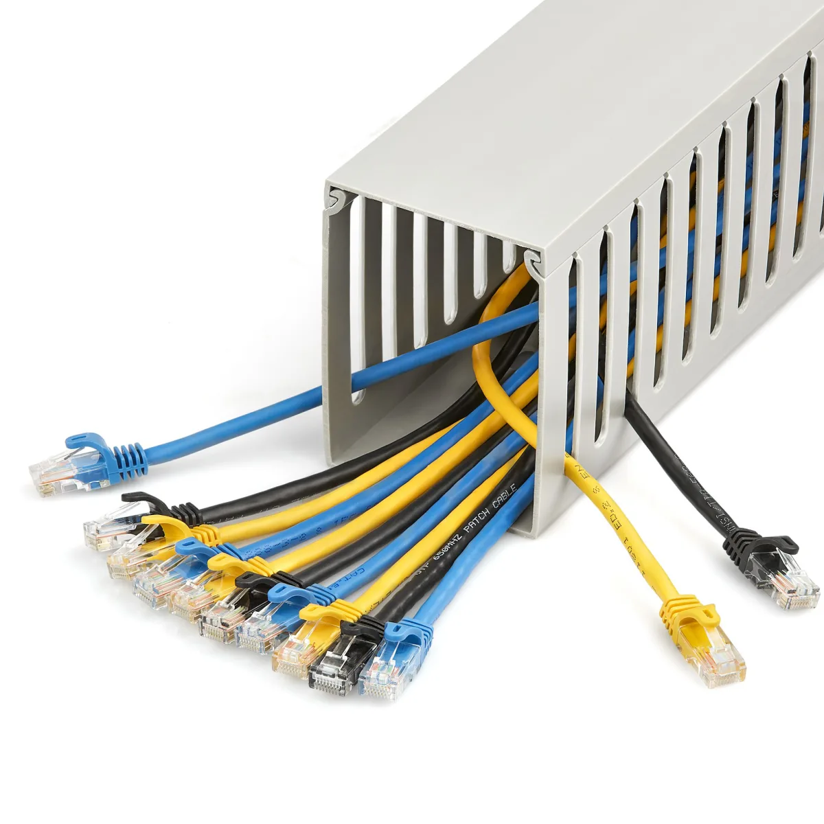 SLOTTED CABLE RACEWAY W/ COVER OPEN SLOT CABLE MANAGEMENT DUCT — image 4