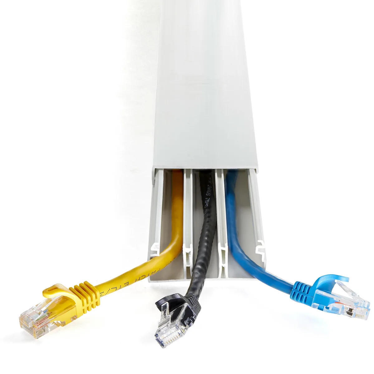 MULTI CHANNEL CABLE RACEWAY SEGMENTED WIRE CORD CONCEALER — image 6