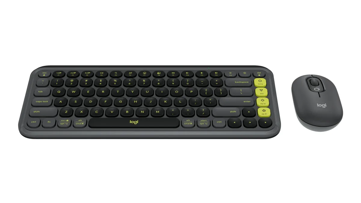 POP ICON COMBO KEYBOARD  MOUSE GRAPHITE  GREEN — image 11