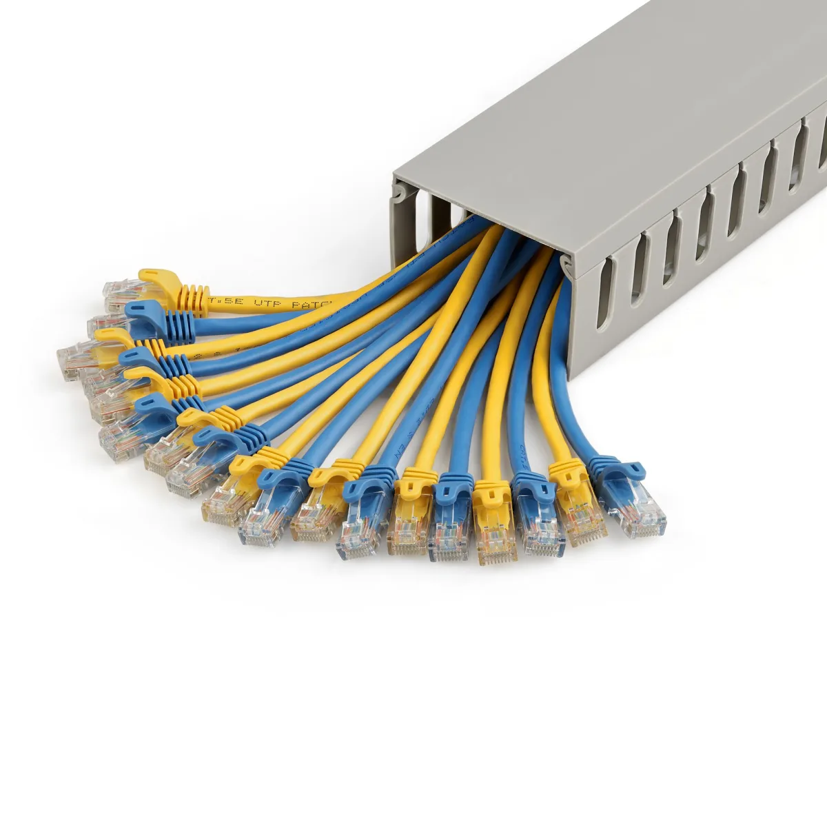 SLOTTED CABLE RACEWAY W/ COVER OPEN SLOT CABLE MANAGEMENT DUCT — image 2