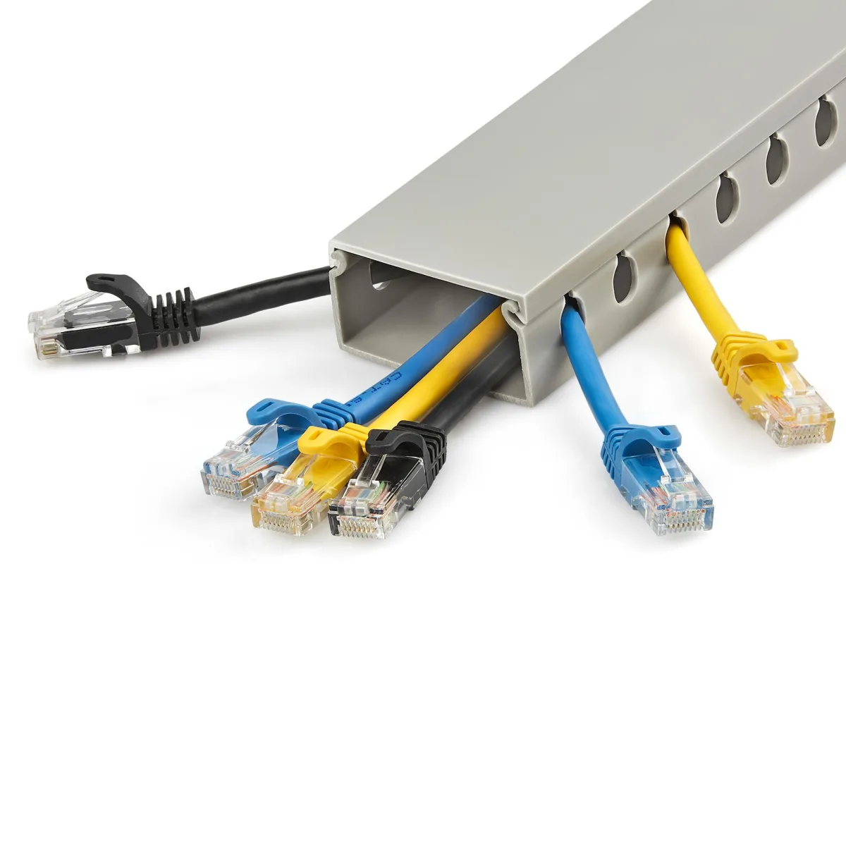 SLOTTED CABLE RACEWAY W/ COVER OPEN SLOT CABLE MANAGEMENT DUCT — image 3