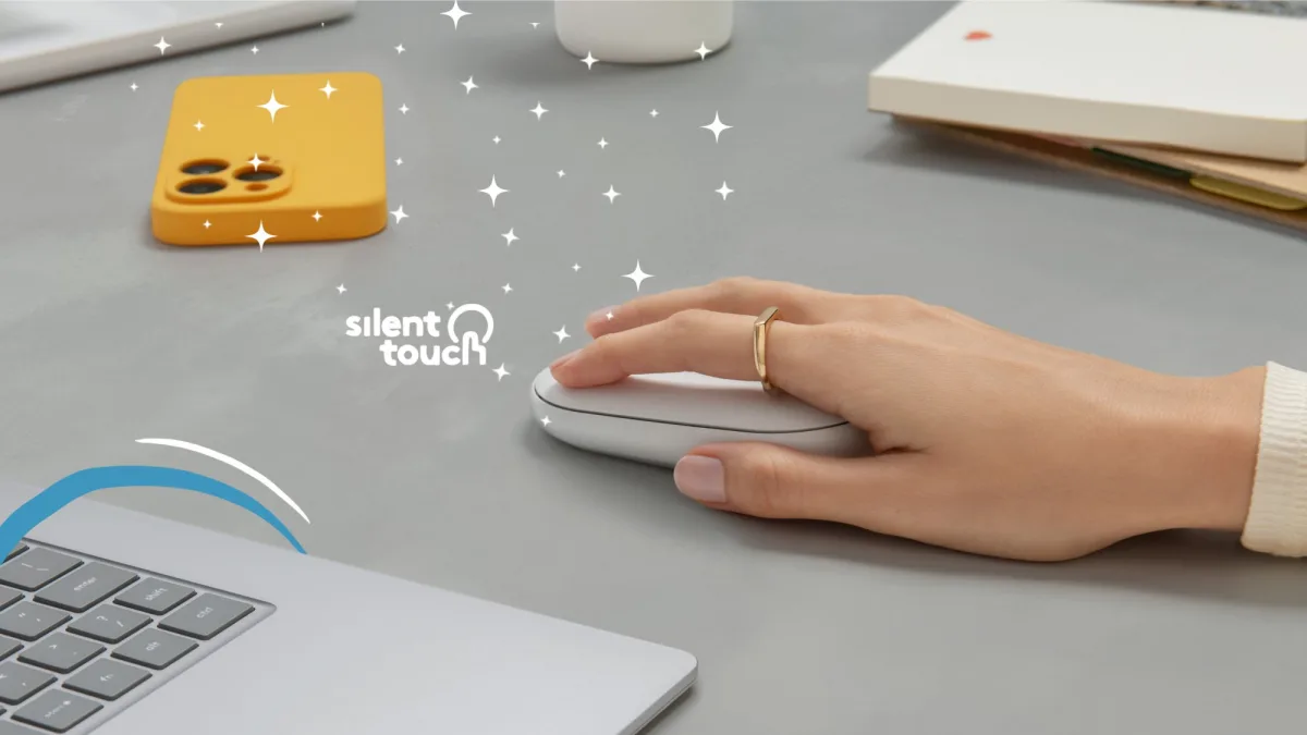 PEBBLE MOUSE 2 M350S TONAL WHITE — image 3