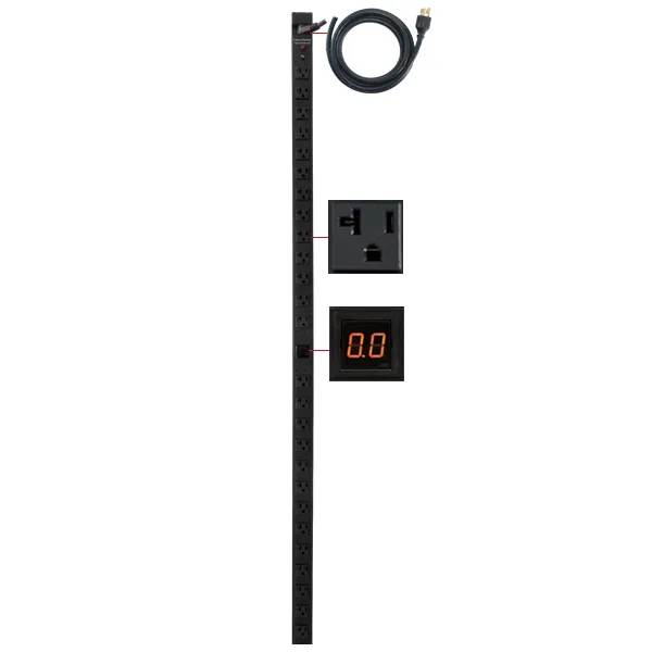 20A METERED PDU 0U 26 OUT 5-20R 120V 26F OUT L5-20P 10FT CORD — image 2