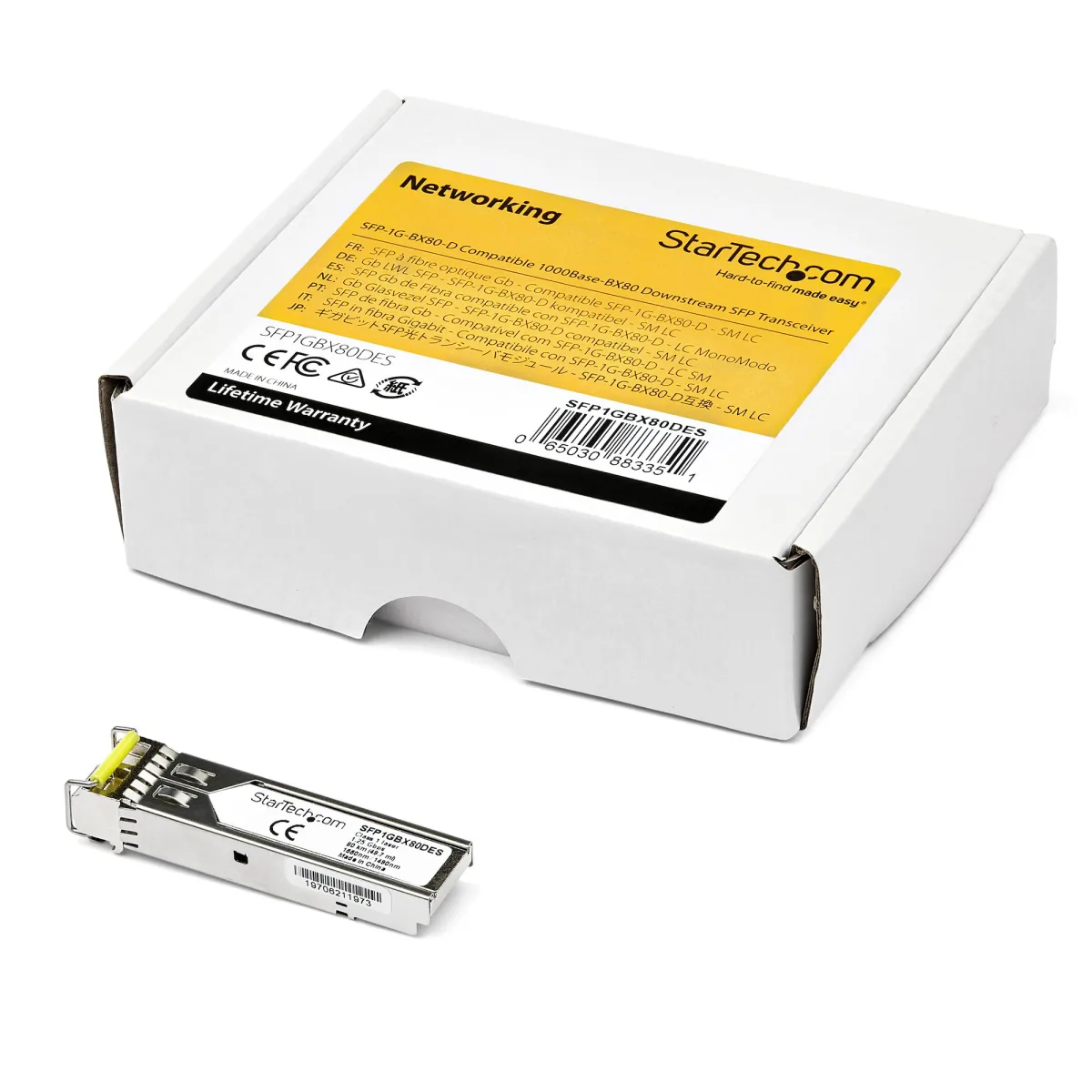 DELL EMC SFP-1G-BX80-D SM LC SFP MODULE 1G FIBER SFP TRANSCEIVER — image 4