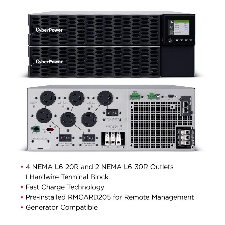 8KVA/8KW ONLINE UPS PF=1 4U — image 2