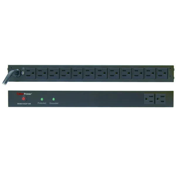 RACKBAR 15A RM 1U 3600J 120V — image 2