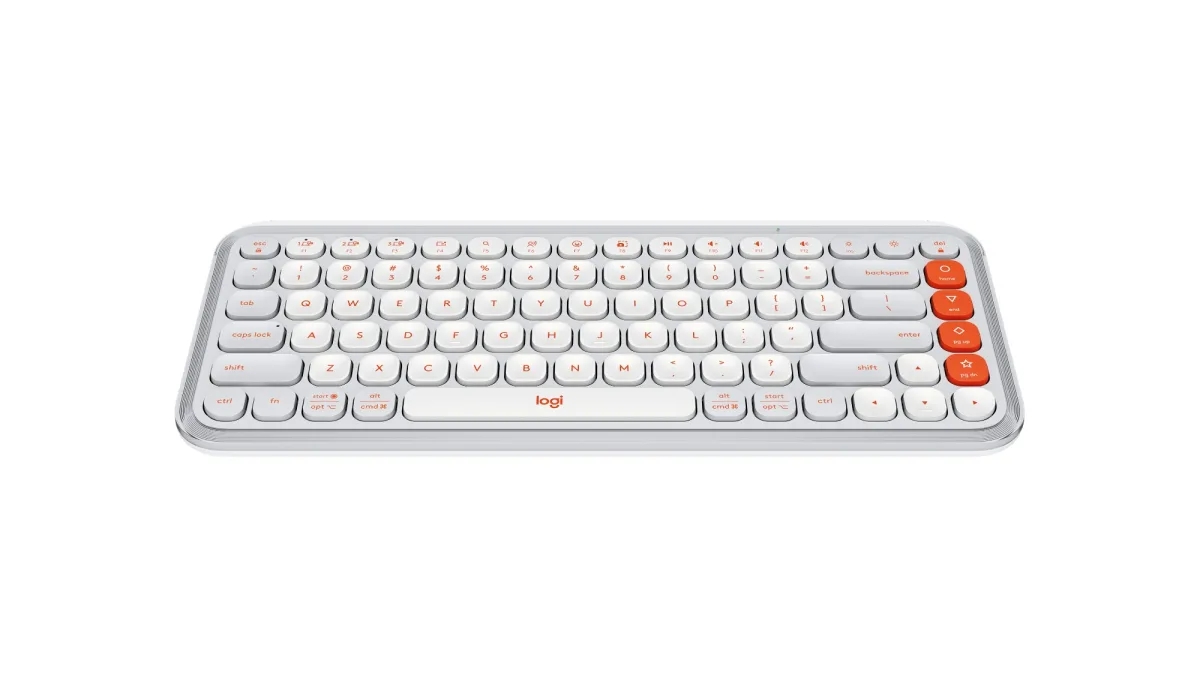 POP ICON KEYS KEYBOARD OFF-WHITE  ORANGE — image 10