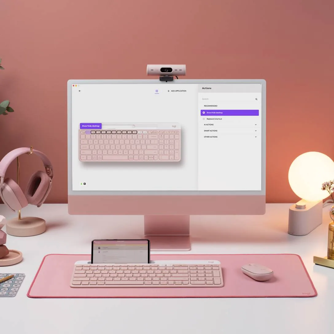 K585 WIRELESS KEYBOARD SLIM MULTI-DEVICE ROSE — image 6