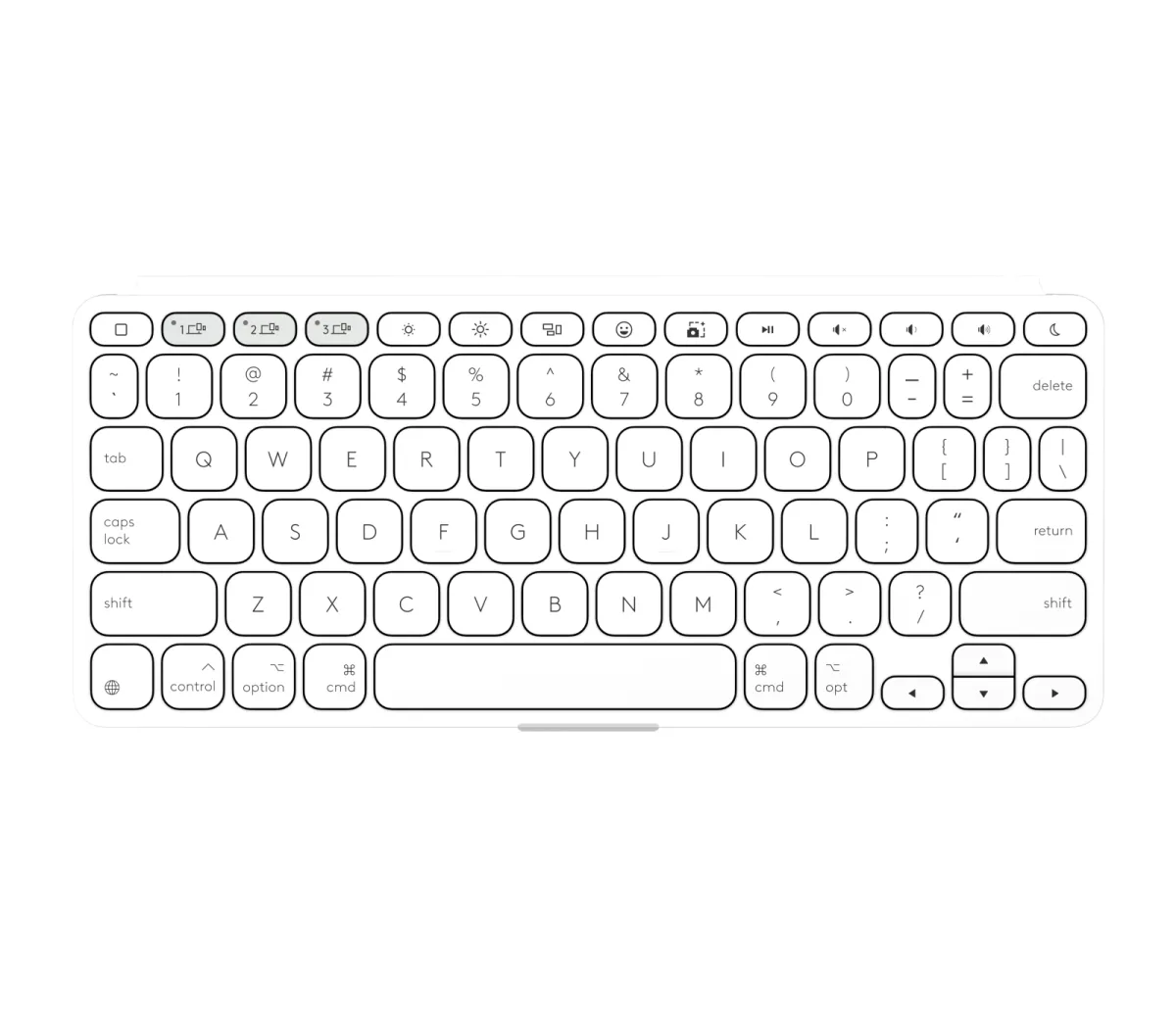 KEYS-TO-GO ULTRA-PORTABLE KEYBO WITH COVER PALE GREY APPLE — image 8