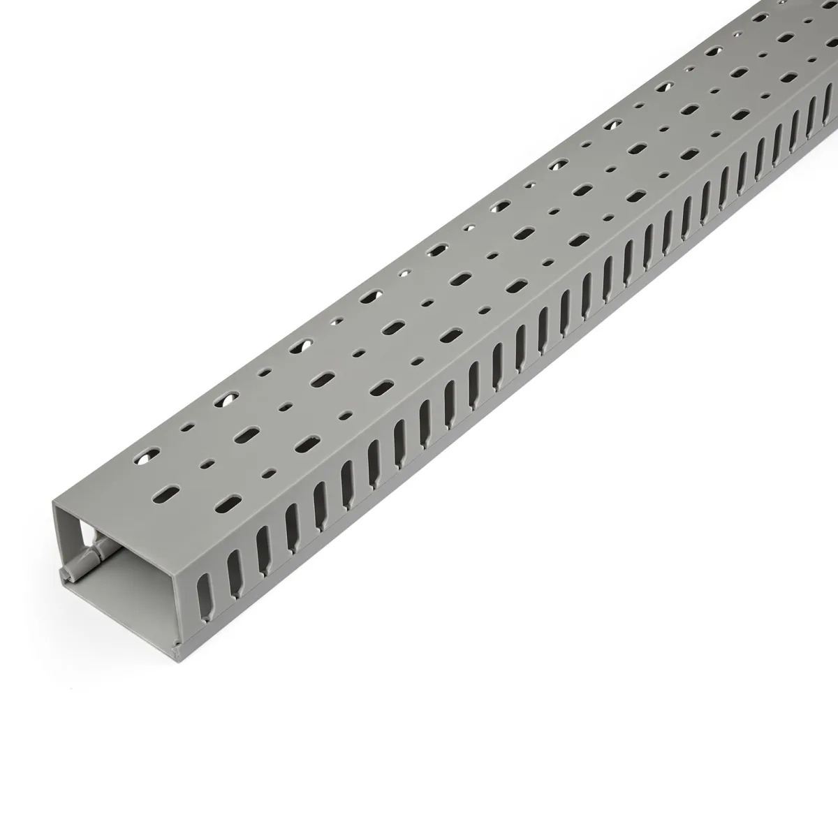 SLOTTED CABLE RACEWAY W/ COVER OPEN SLOT CABLE MANAGEMENT DUCT — image 5