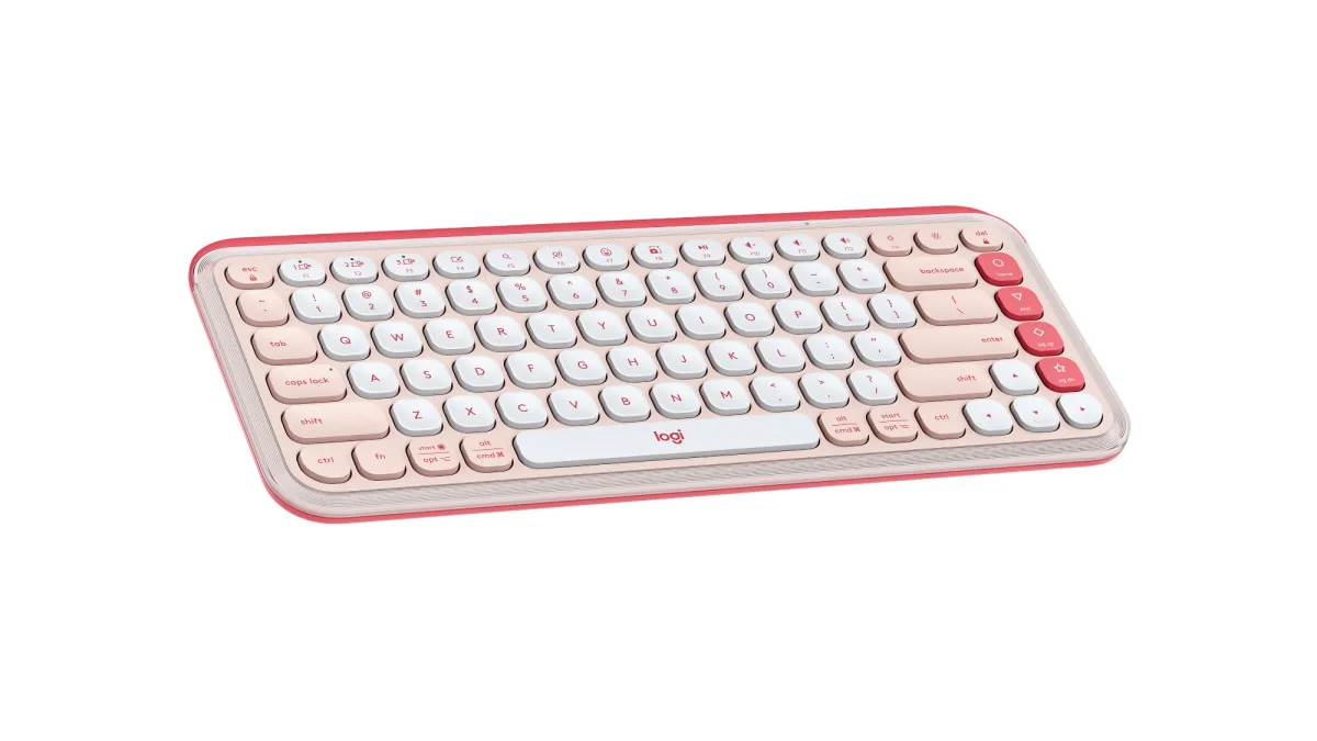 POP ICON KEYS KEYBOARD ROSE  OFF-WHITE — image 9