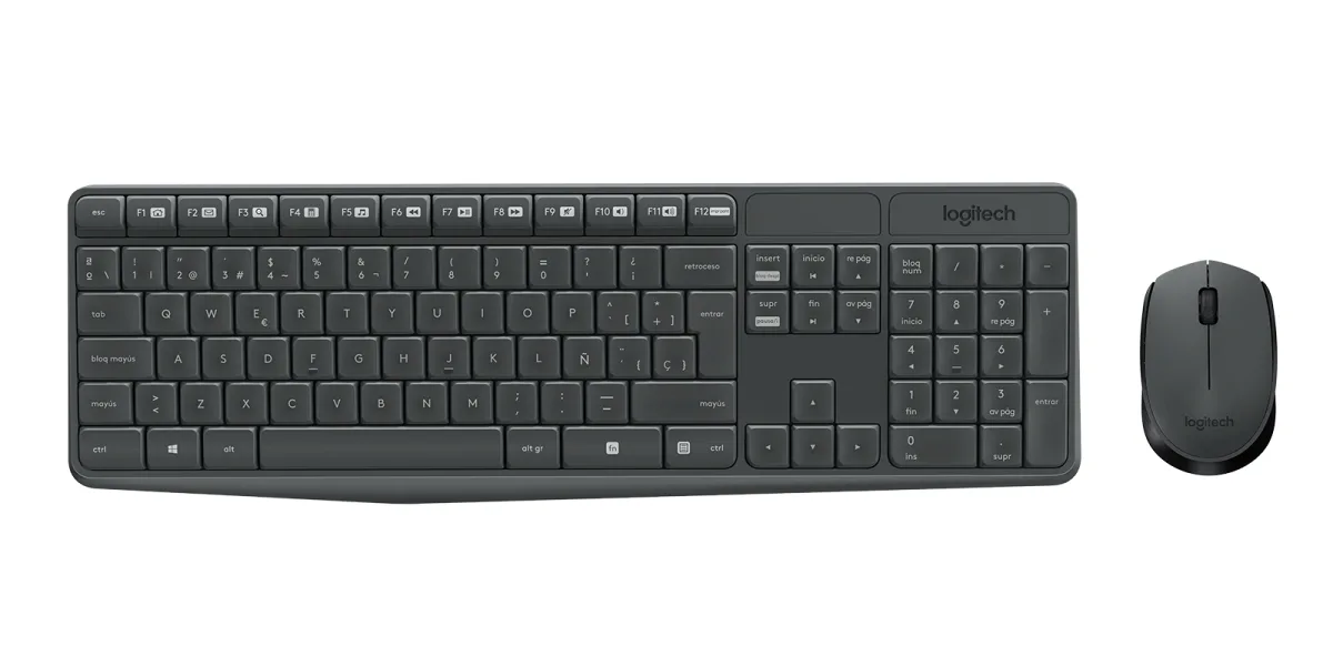 MK235 Wireless keyboard and mouse (GREY) — image 4