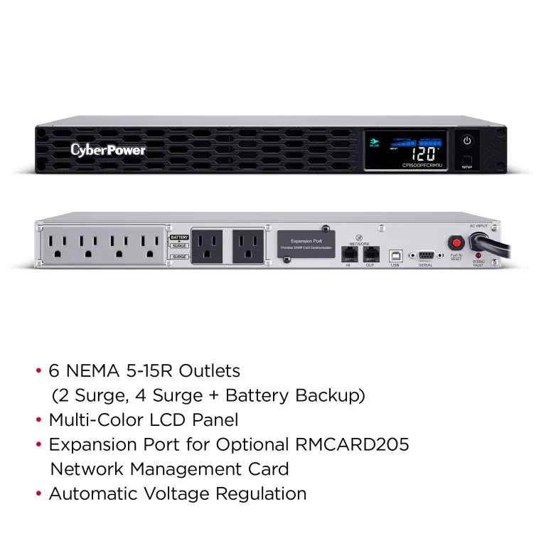CyberPower CP1500PFCRM1U UPS — image 5