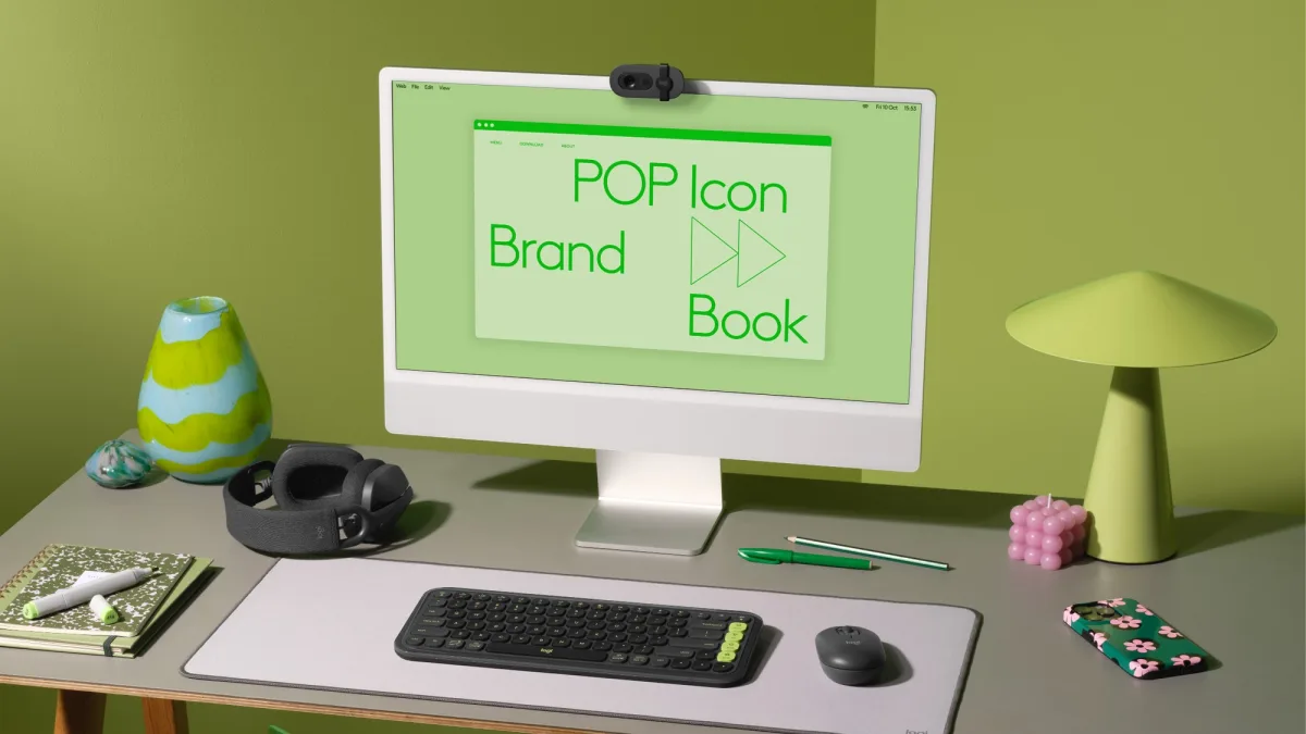 POP ICON KEYS KEYBOARD GRAPHITE  GREEN — image 7