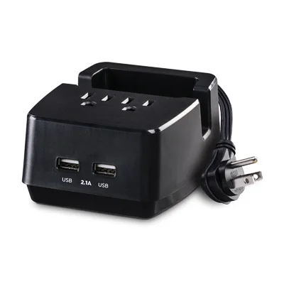 DUAL POWER STATION 2-2.1A USB PORTS 2 OUTLETS NEMA 5-15R 5FT CORD — image 4