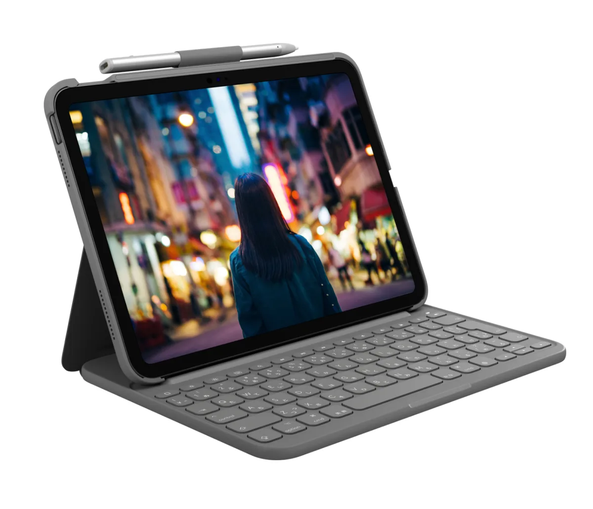 Slim Folio for iPad (10th gen)-GREY — image 2