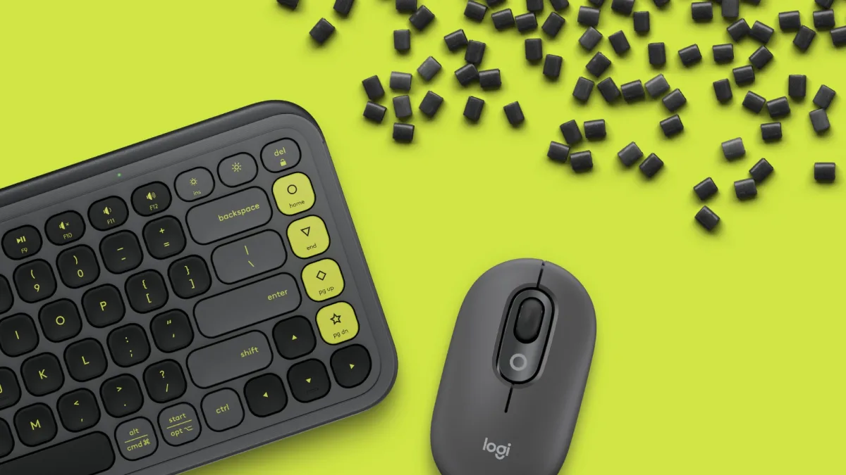POP ICON COMBO KEYBOARD  MOUSE GRAPHITE  GREEN — image 8