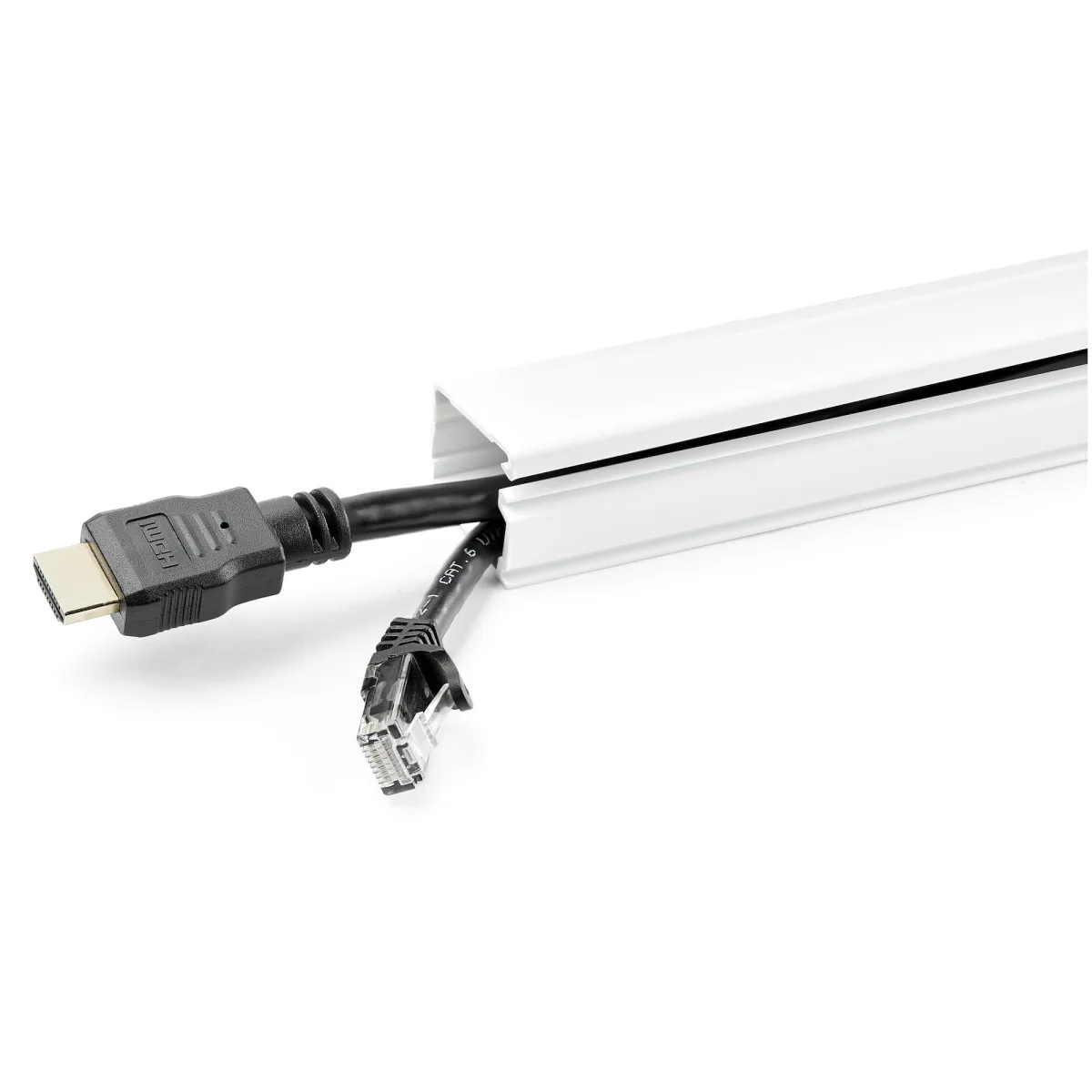LATCHING CABLE RACEWAY DUCT CABLE MANAGEMENT POWER CORD HIDER — image 3