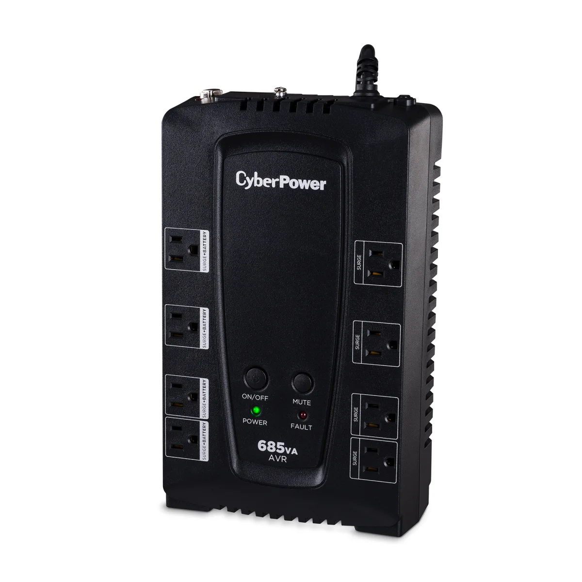 685VA/390W COMPACT UPS W/AVR 8 NEMA 5-15R USB SERIAL 3YR WTY — image 3