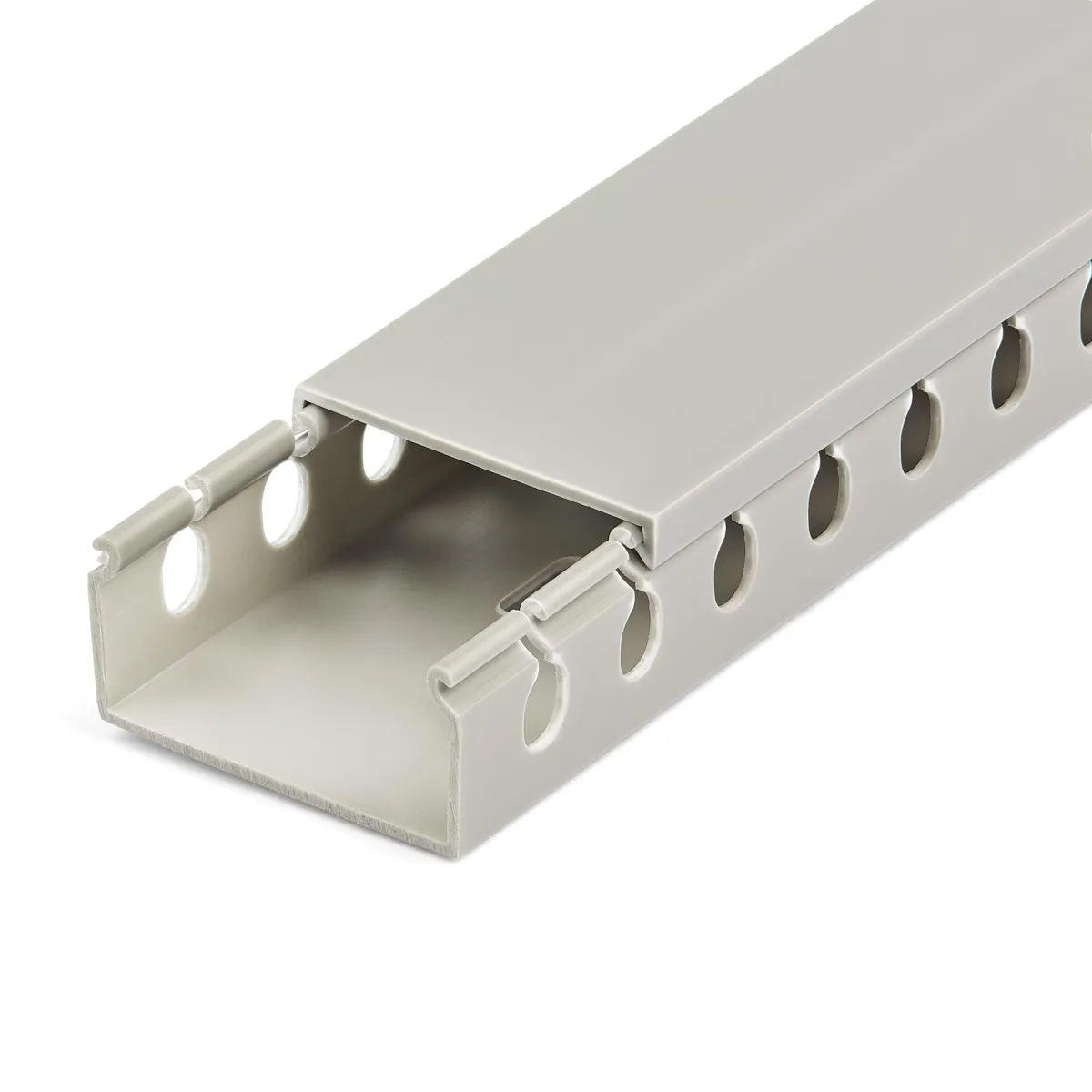 SLOTTED CABLE RACEWAY W/ COVER OPEN SLOT CABLE MANAGEMENT DUCT — image 4