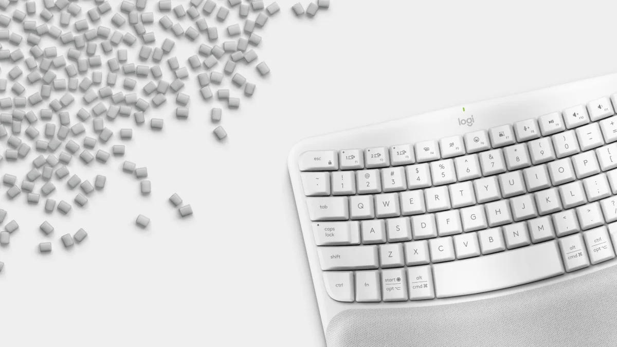 WAVE KEYS OFF-WHITE ERGO KEYBOARD — image 9