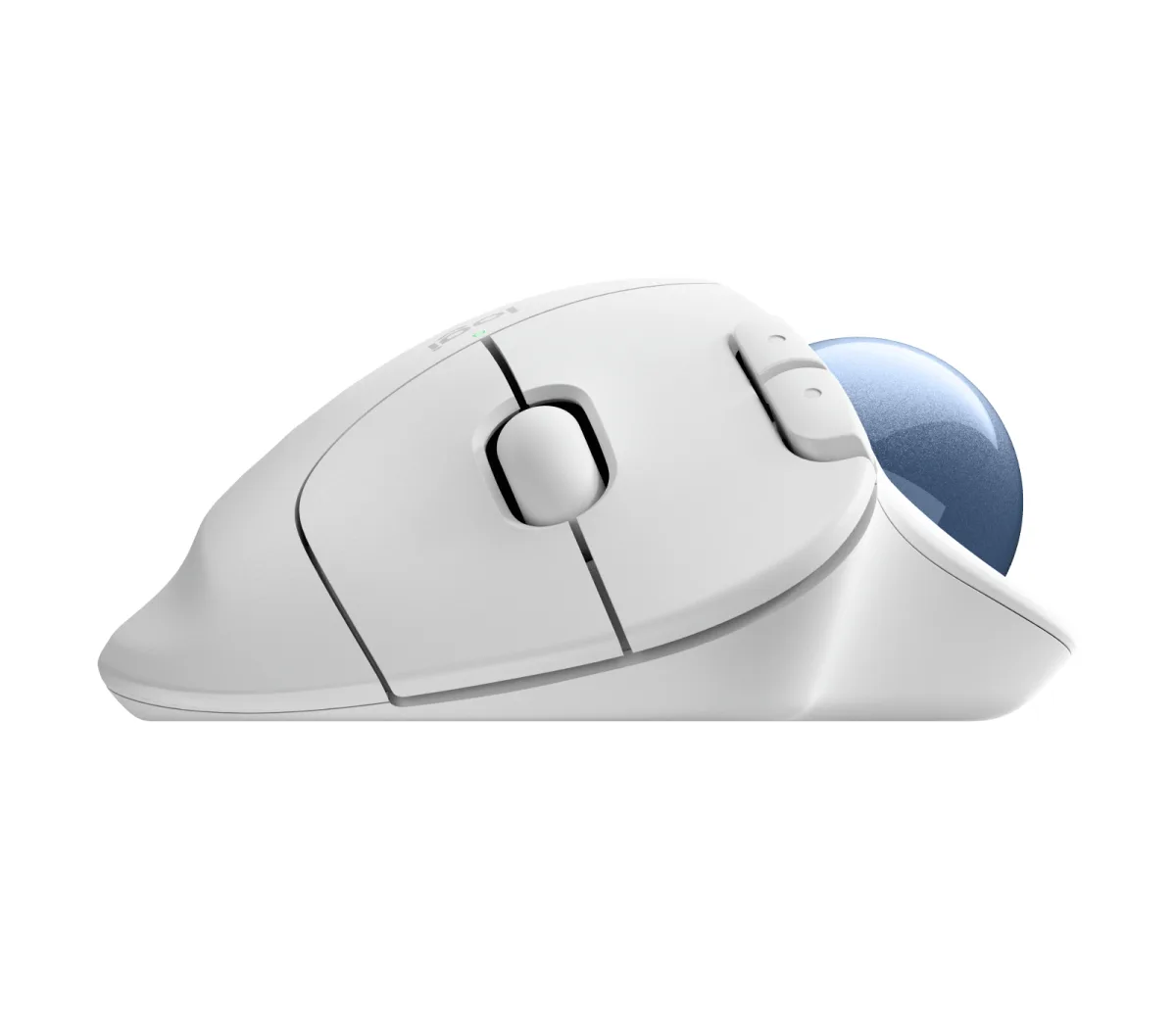 ERGO M575S WIRELESS MOUSE TRACKBALL (OFF-WHITE+BLUE BALL) — image 4