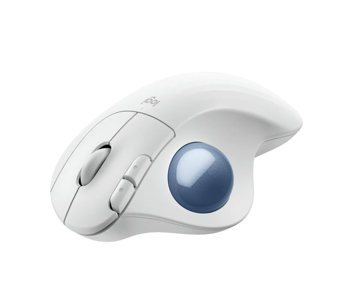 ERGO M575S WIRELESS MOUSE TRACKBALL (OFF-WHITE+BLUE BALL) — image 5