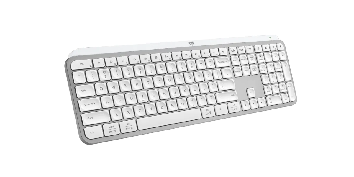 MX Keys S (Pale Gray) Wireless Keyboard — image 4