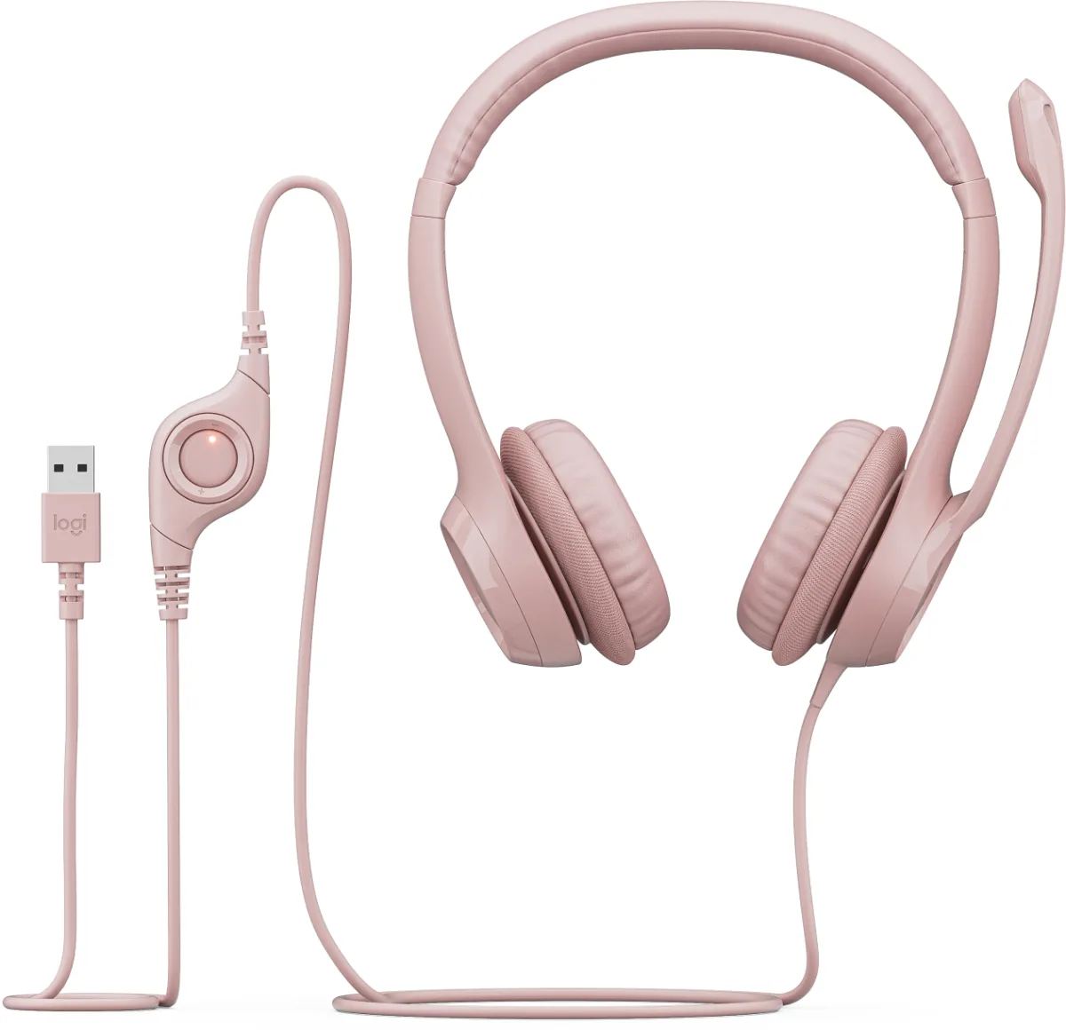 H390 USB COMPUTER HEADSET ROSE — image 6