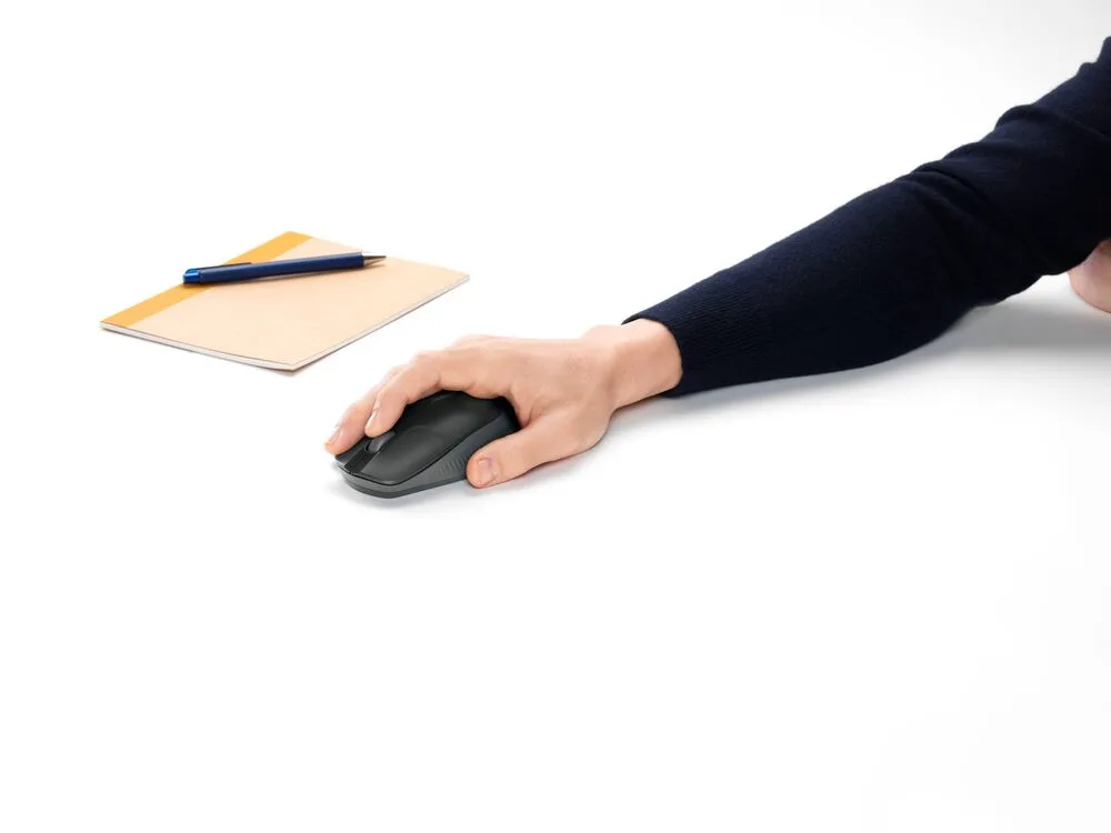 M190 Full-size wireless mouse - Charcoal — image 5