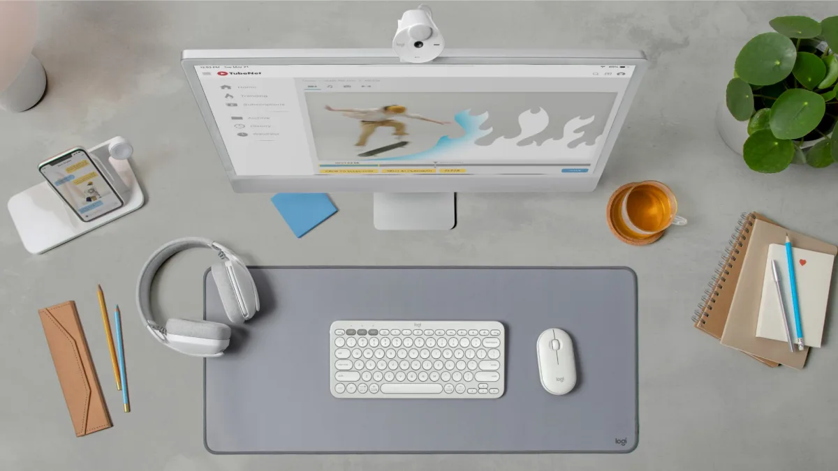 PEBBLE MOUSE 2 M350S TONAL WHITE — image 7