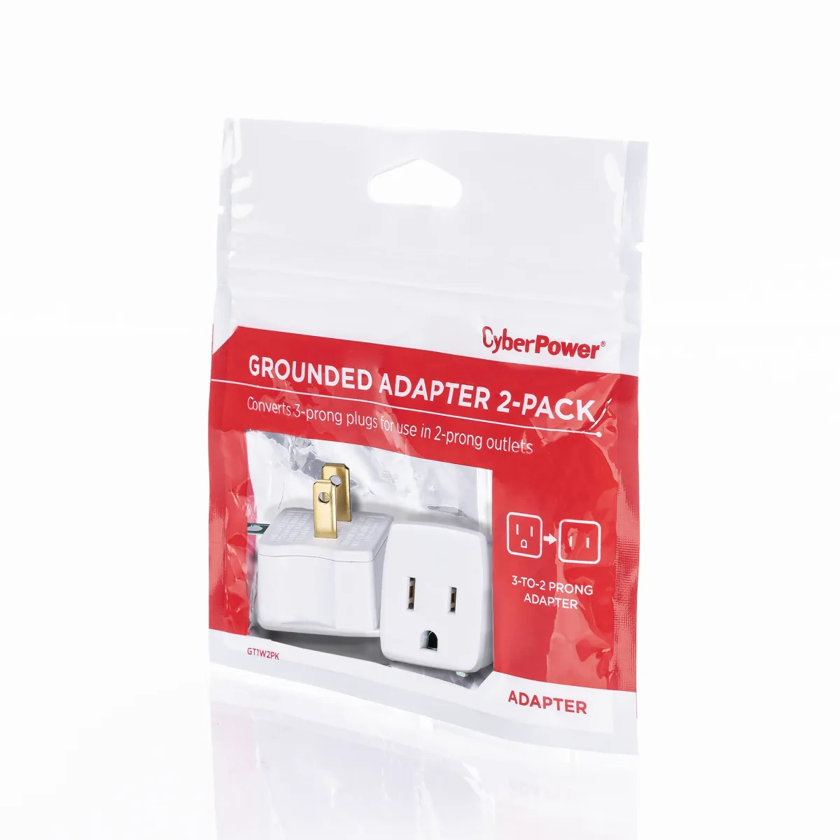 Ground plug adapter 2-pack — image 2