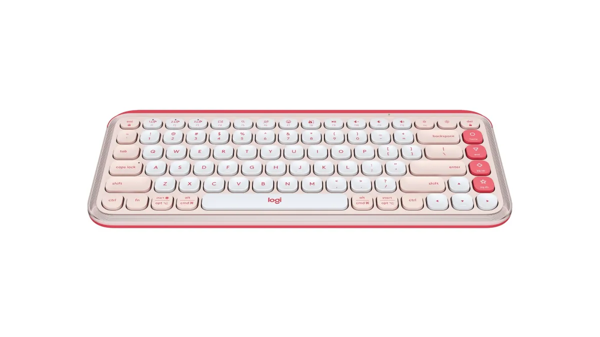 POP ICON KEYS KEYBOARD ROSE  OFF-WHITE — image 10