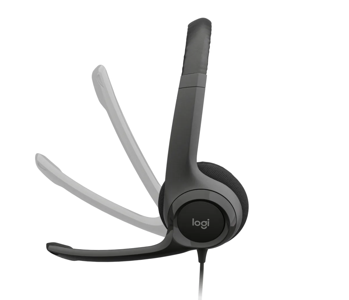 Logitech USB Headset H390, Graphite — image 7