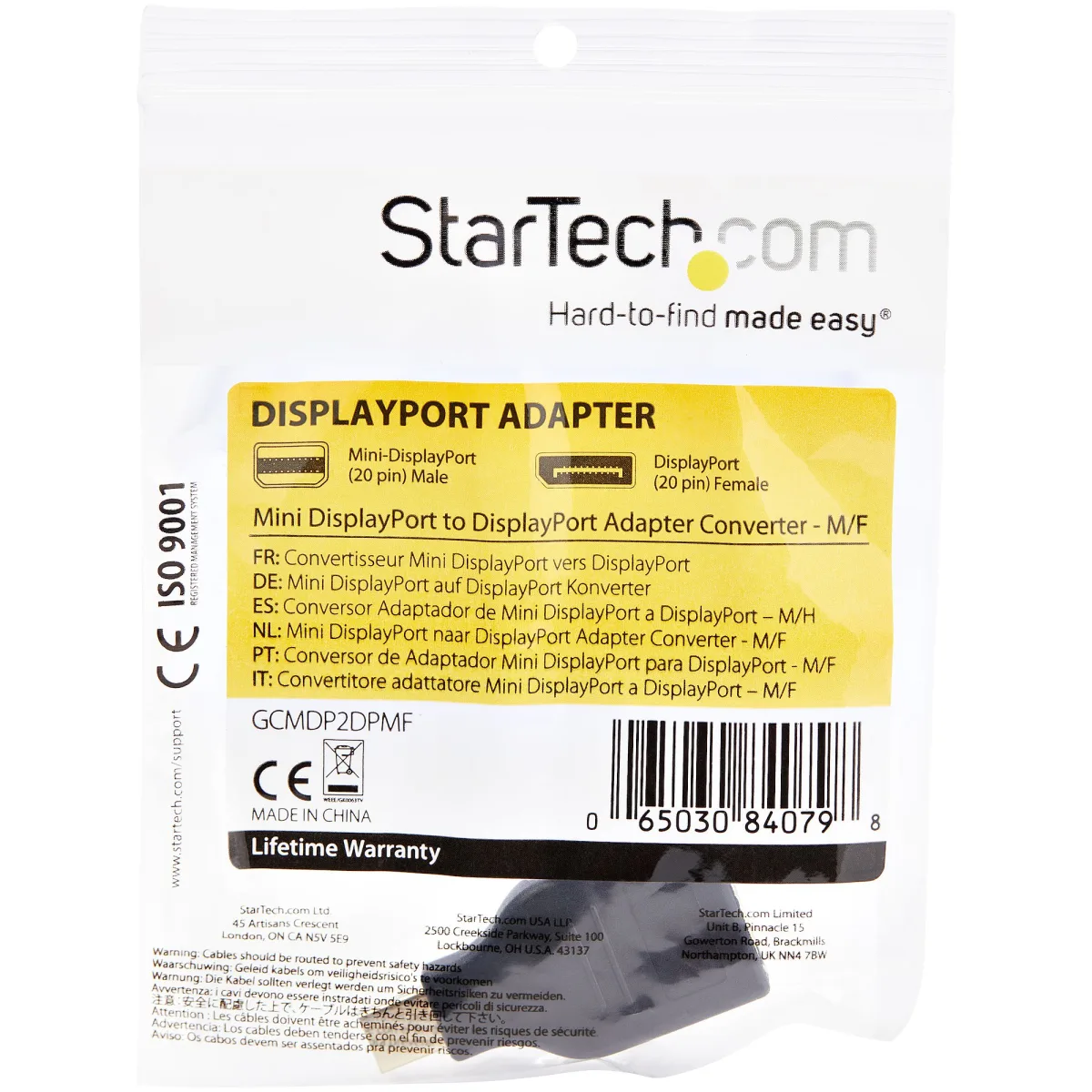 MINI DISPLAYPORT TO DISPLAYPORT ADAPTER MDP TO DP CONVERTER DONGLE — image 3
