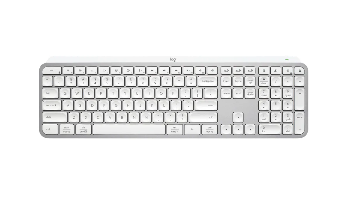 MX Keys S (Pale Gray) Wireless Keyboard — image 5