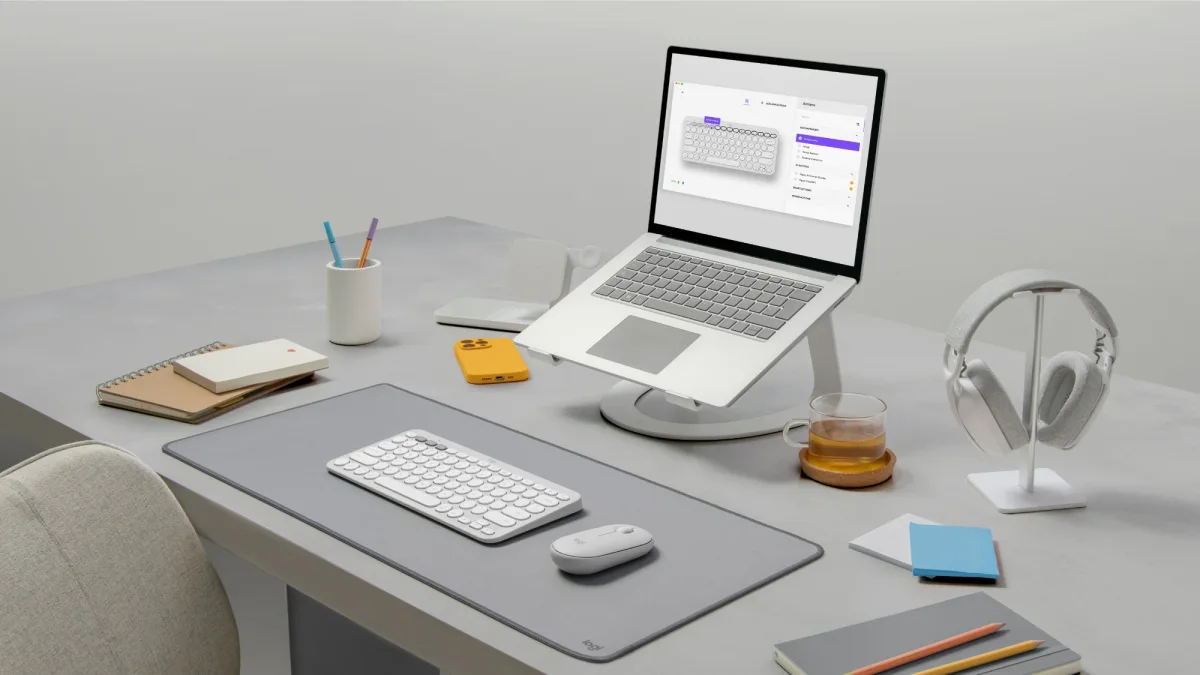 PEBBLE 2 COMBO MOUSE  KEYBOARD TONAL WHITE — image 8