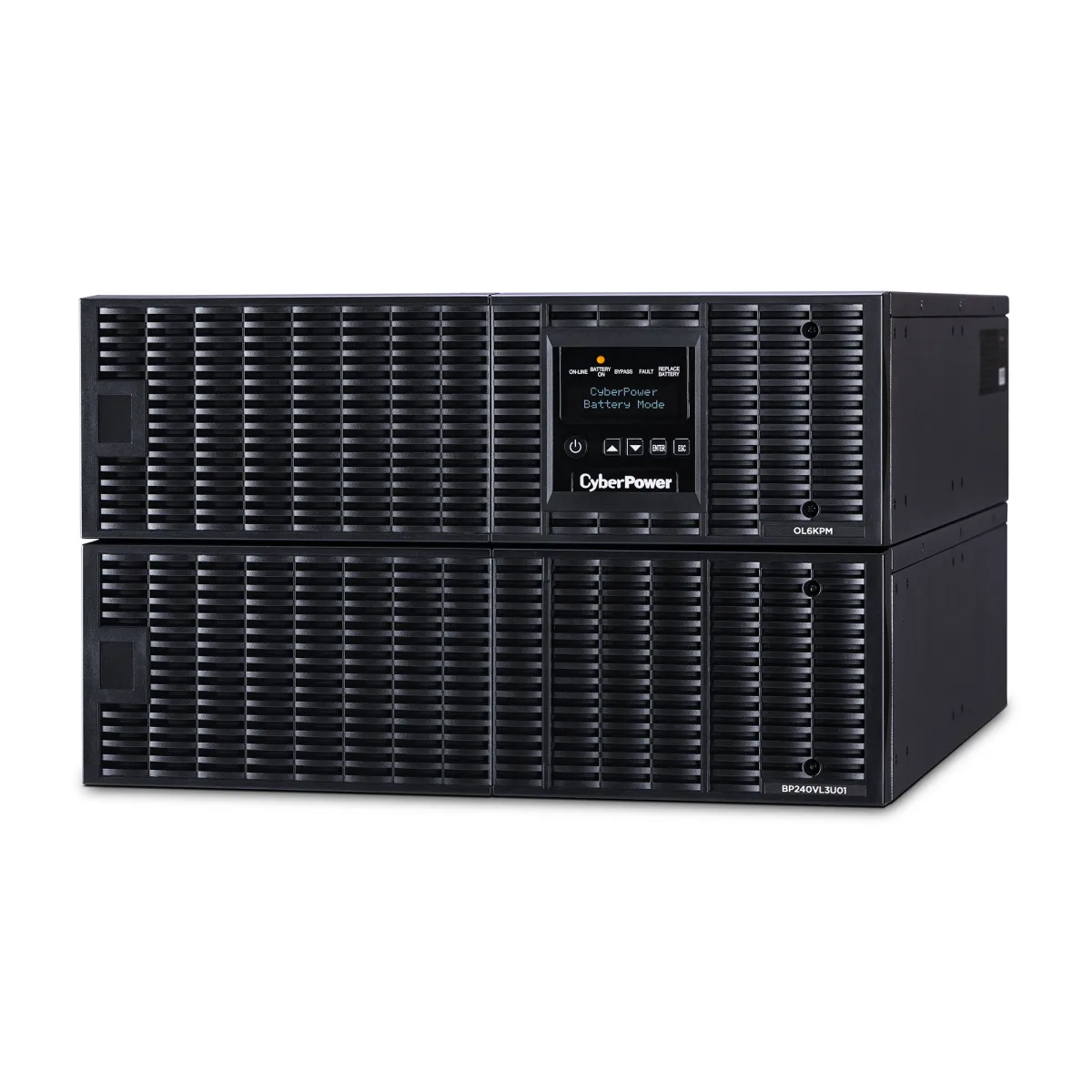 CYBERPOWER, 6KVA/5.4KW, ONLINE DBL-CONV UPS/SINE WAVE OUT/6U RACK CONVERT/200-240V IN & OUT/10' L6-30P PWR/2 L6-20R/2 L6-30R/LCD PANEL/RMCARD205/EPO/RS-232/USB/3YR WTY/REQ SPA OVER,2.5K, FREE — image 3