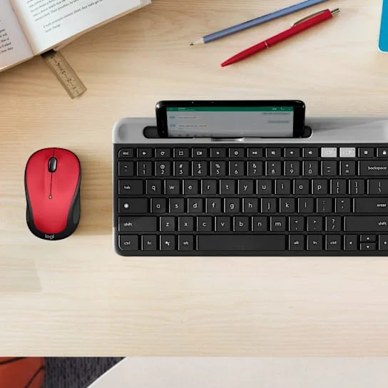 Logitech M325s Wireless Mouse - Red — image 7