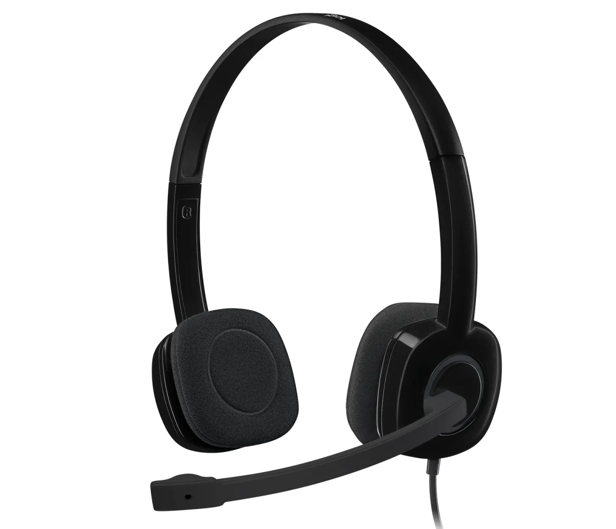 H151 STEREO HEADSET 3.5MM JACK BLACK — image 2