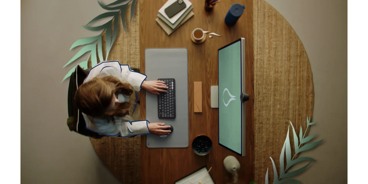 PEBBLE 2 COMBO MOUSE  KEYBOARD TONAL ROSE — image 4
